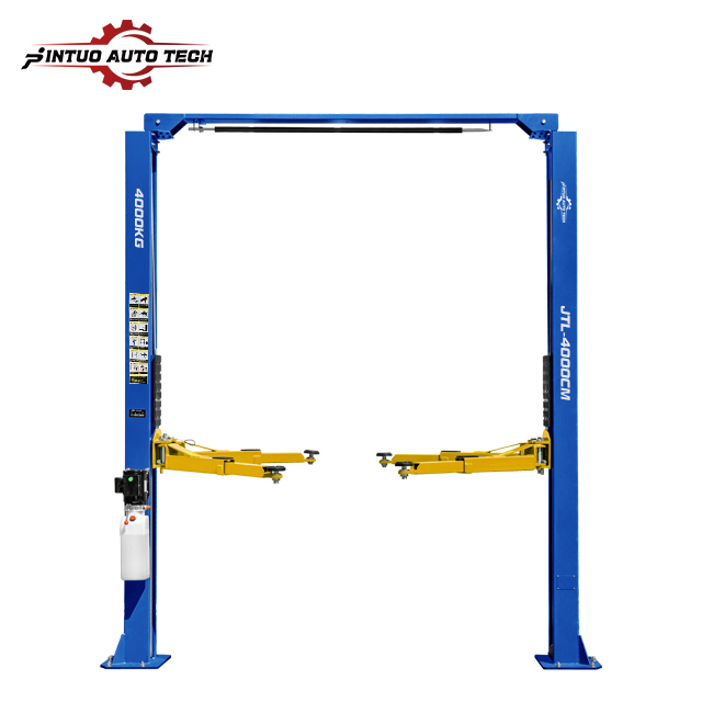 Jintuo Hydraulic Automatic Clear Floor Gantry Hoist Two Post Car Lifts