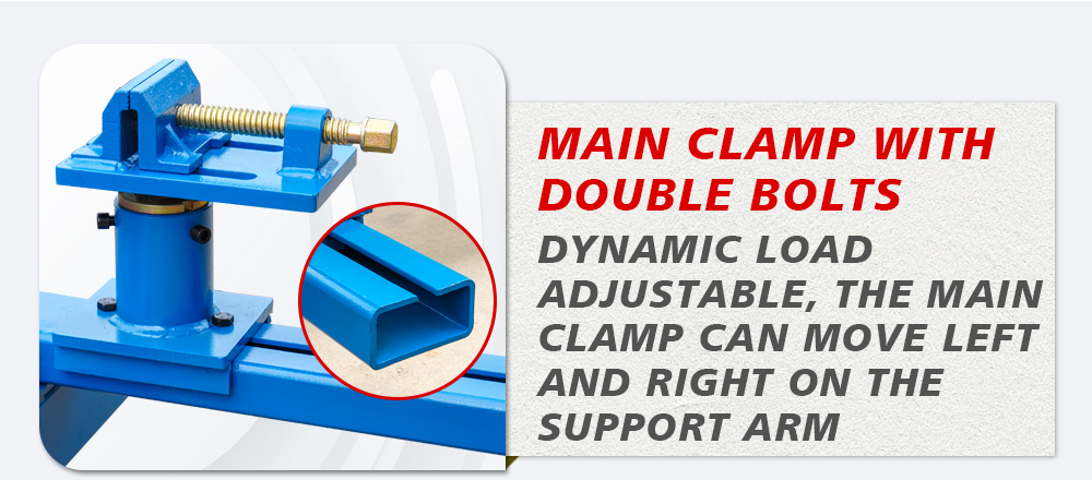 main clamp with double dolts