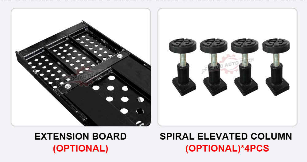 extension board & spiral elevated column for potional