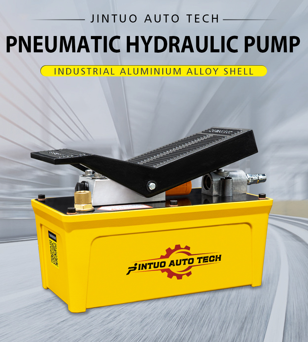 Pneumatic hydraulic pump