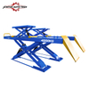 Jintuo 4000 Kg Capacity Four Cylinders Full Rise Ultra Thin Wheel Alignment Scissor Car Lift with CE