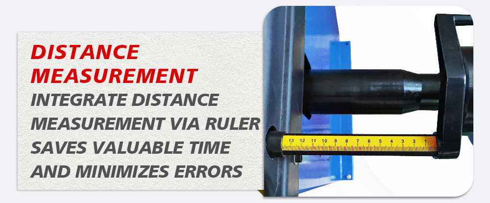 Wheel balancer distance measurement