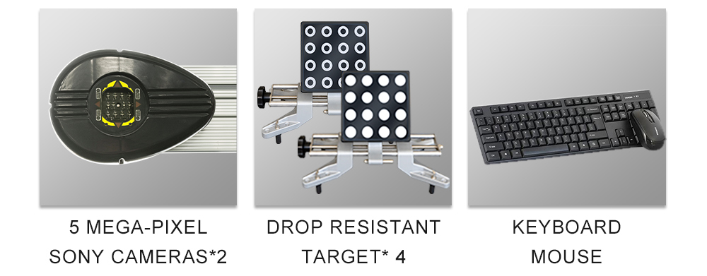 wheel alignment accessories display