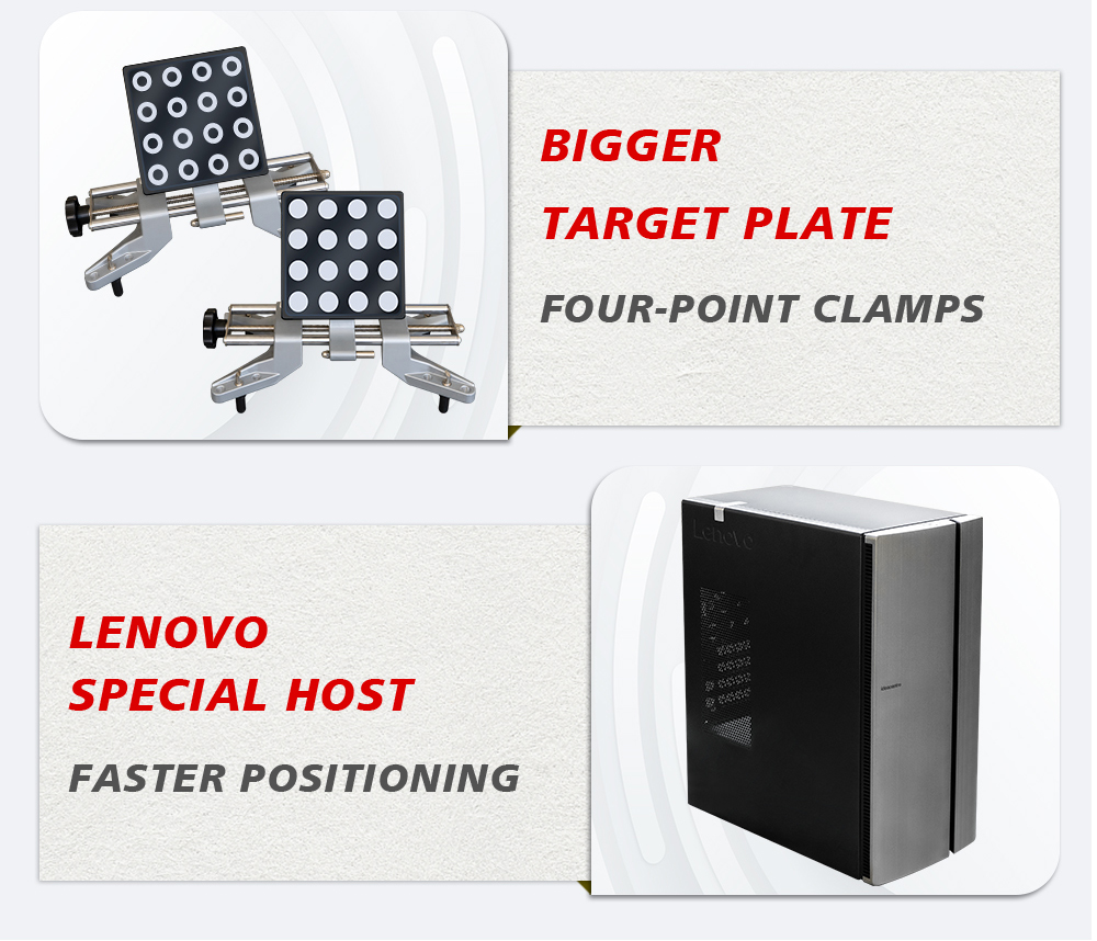 bigger target plate four point clamps lenovo special host faster positioning