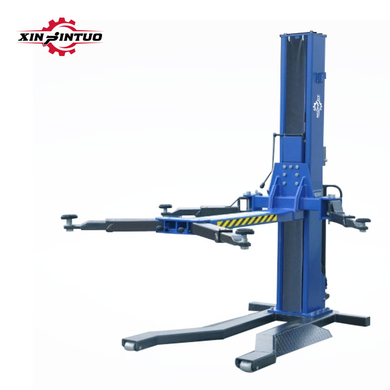 2800Kg single post movable car lift 