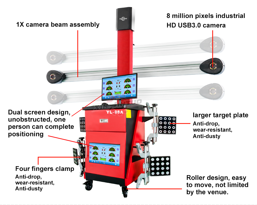 3d four wheel alignment machine