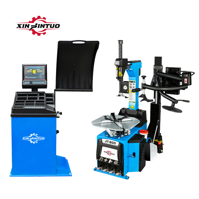 Jintuo CE Approved 12"-24" Automatic Professional Wheel Balancer Tyre Changer Combo