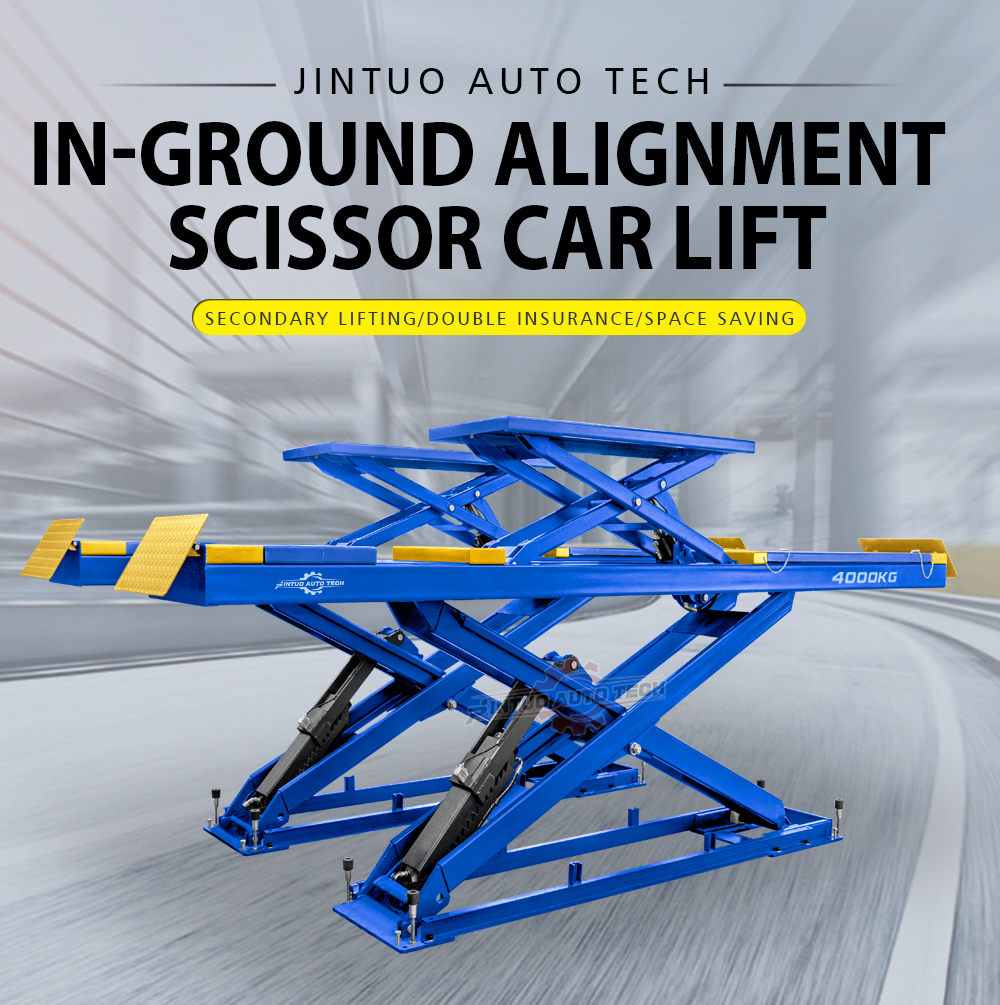 in-ground alignment scissor car lift