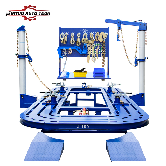 Jintuo Square Tube Steel 3500Kg Hydraulic Car Frame Machine