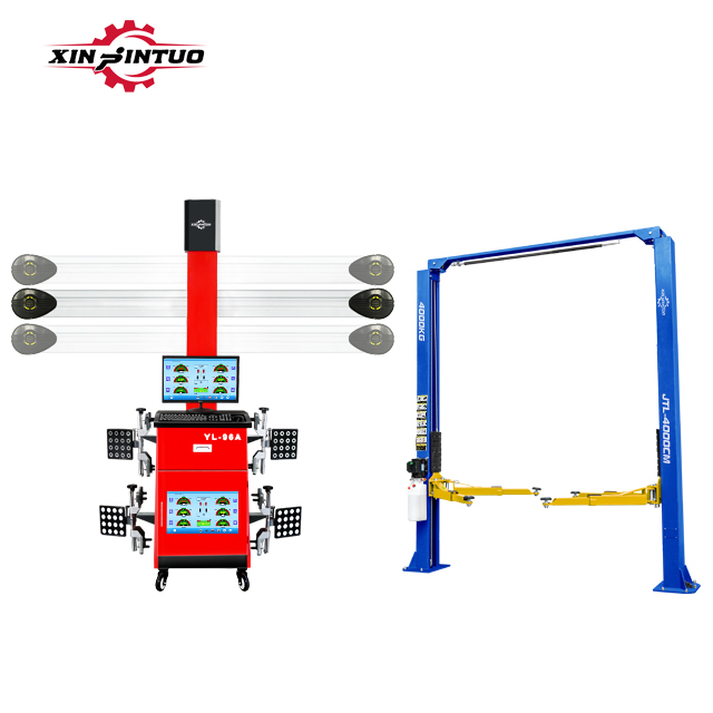 Xinjintuo Hot Sale 2 Post Car Lift Auto Repair Tools 3d Four Wheel Alignment Machine