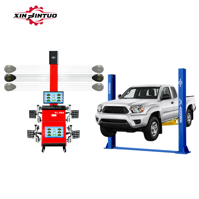 Xinjintuo Car Repair Shop Four 3d Wheel Alignment Machine Factory Hot Sale 2 Post Car Lift with Ce