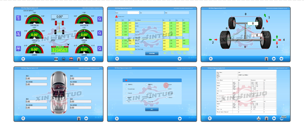 3d four wheel alignment equipment