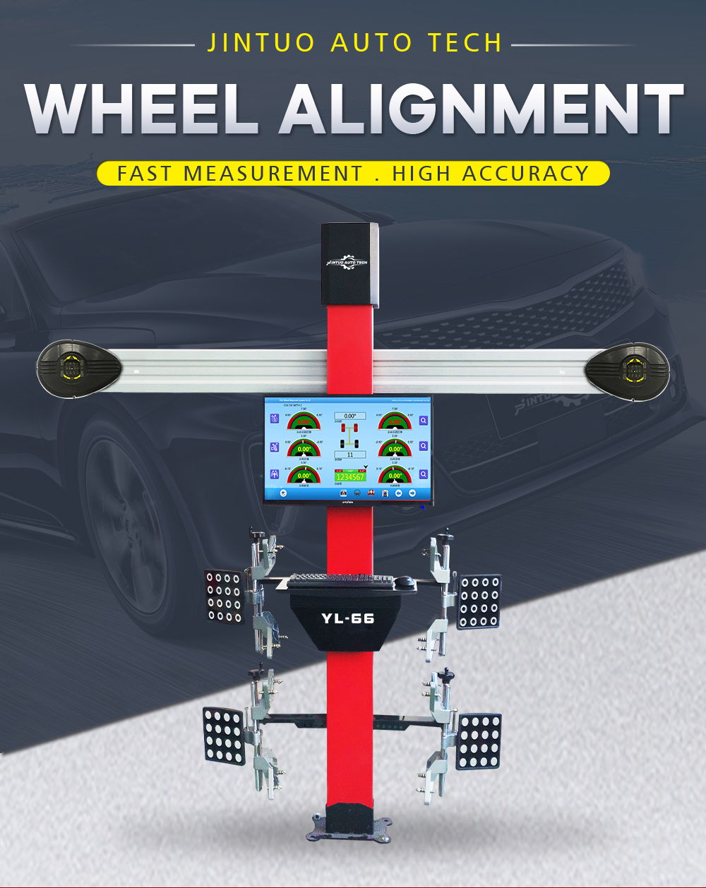 JT-66 wheel alignment machine