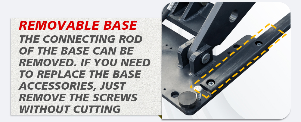 ULTRA THIN SCISSOR CAR LIFT REMOVABLE BASE