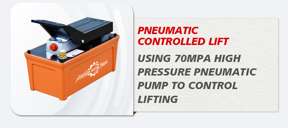 pneumatic controlled lift