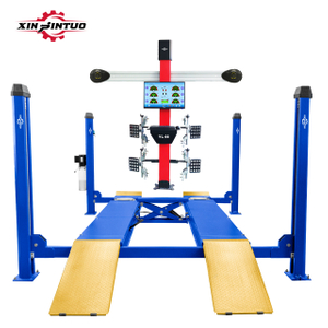 Xinjintuo 3d Four Wheel Alignment Machine Auto Repair Automatic Hydraulic 4 Post Car Lift