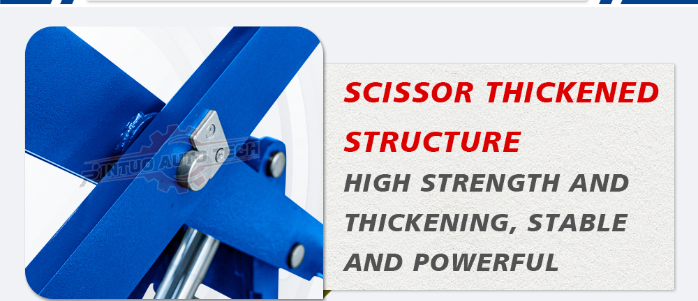 scissor thickened structure