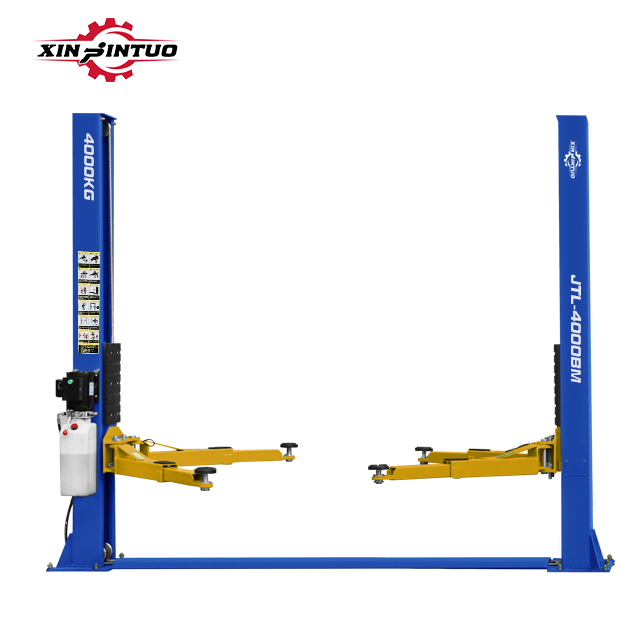 Jintuo Clear Floor 4000 Kg Capacity High Quality Hydraulic Two Post Car Lift for Sale