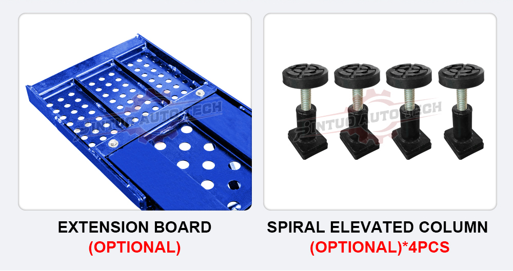 extension board & spiral elevated column for potional