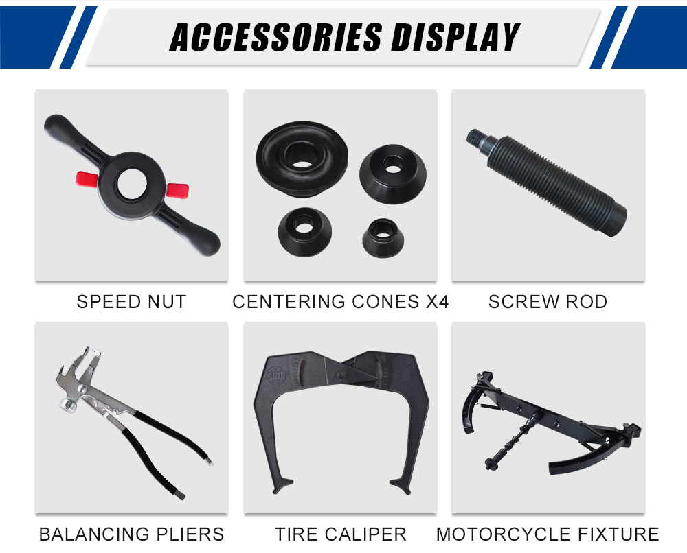 Wheel balancer accessores