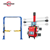 Xinjintuo Car Maintenance Workshop 3d Four Wheel Aligner Equipment Electric 2 Post Clear Floor Car Lift