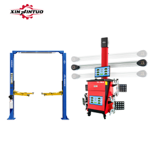 Xinjintuo Automotive Repair Shop 3d 4 Wheel Aligner Machine Hydraulic Electric Two Post Car Lifts for Sale