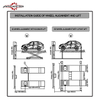 Jintuo 3D Wheel Alignment Machine with Movable Cabinet