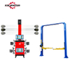 Xinjintuo Car Maintenance Workshop 3d Four Wheel Aligner Equipment Electric 2 Post Clear Floor Car Lift