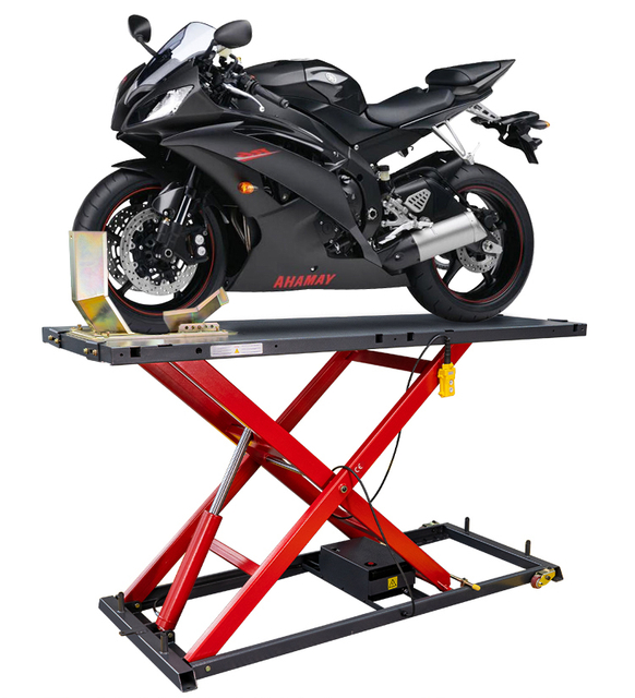 900Kg Electrical Power Scissor Motorcycle Lift