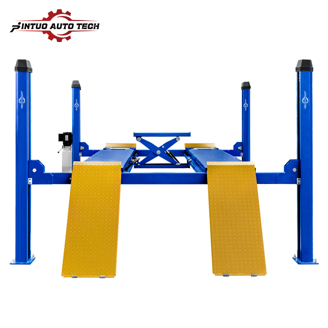 Jintuo Hydraulic Four Post Car Lift High Quality Workshop Factory Price 4 Post Auto Lifter