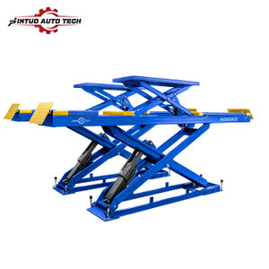 Jintuo In Ground Hydraulic Wheel Alignment Auto Car Scissor Lift for Repair