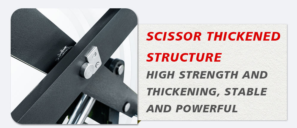 SCISSOR THICKENED STRUCTURE