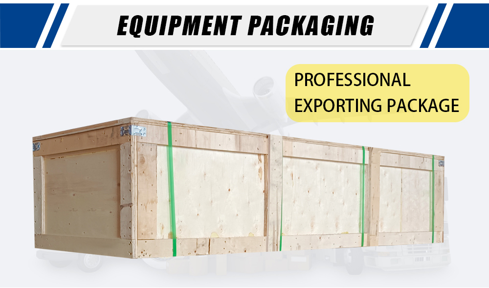 Portable car frame machine packaging