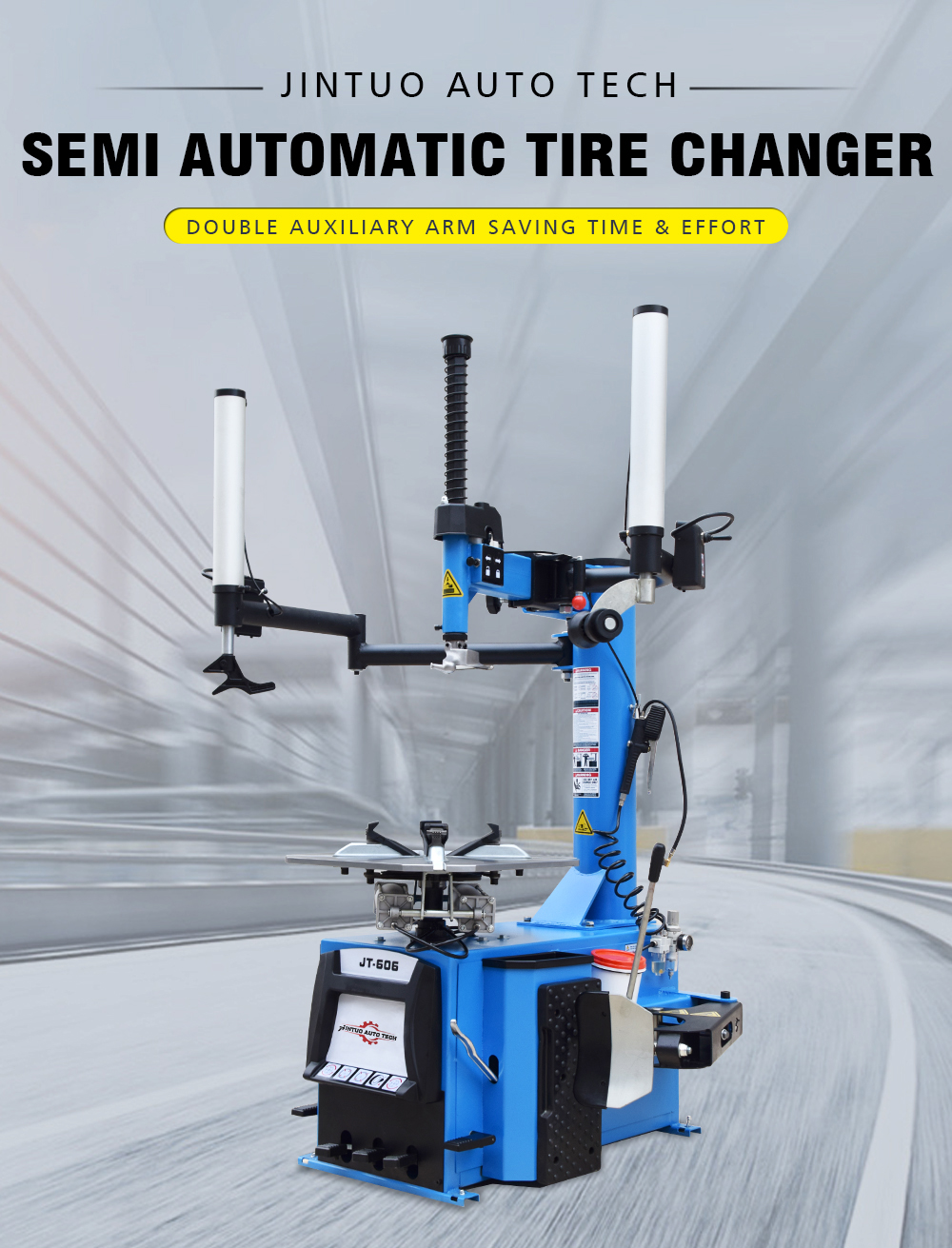 semi-automatice tire changer