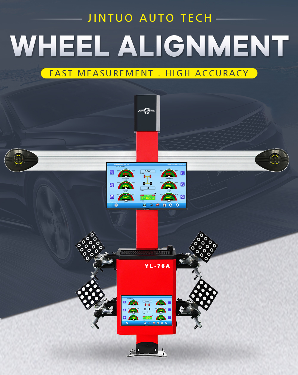 YL-76A Double Screen Wheel Alignment