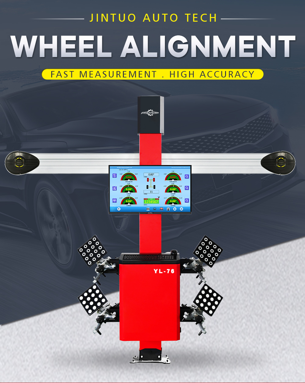 YL-76 wheel alignment machine