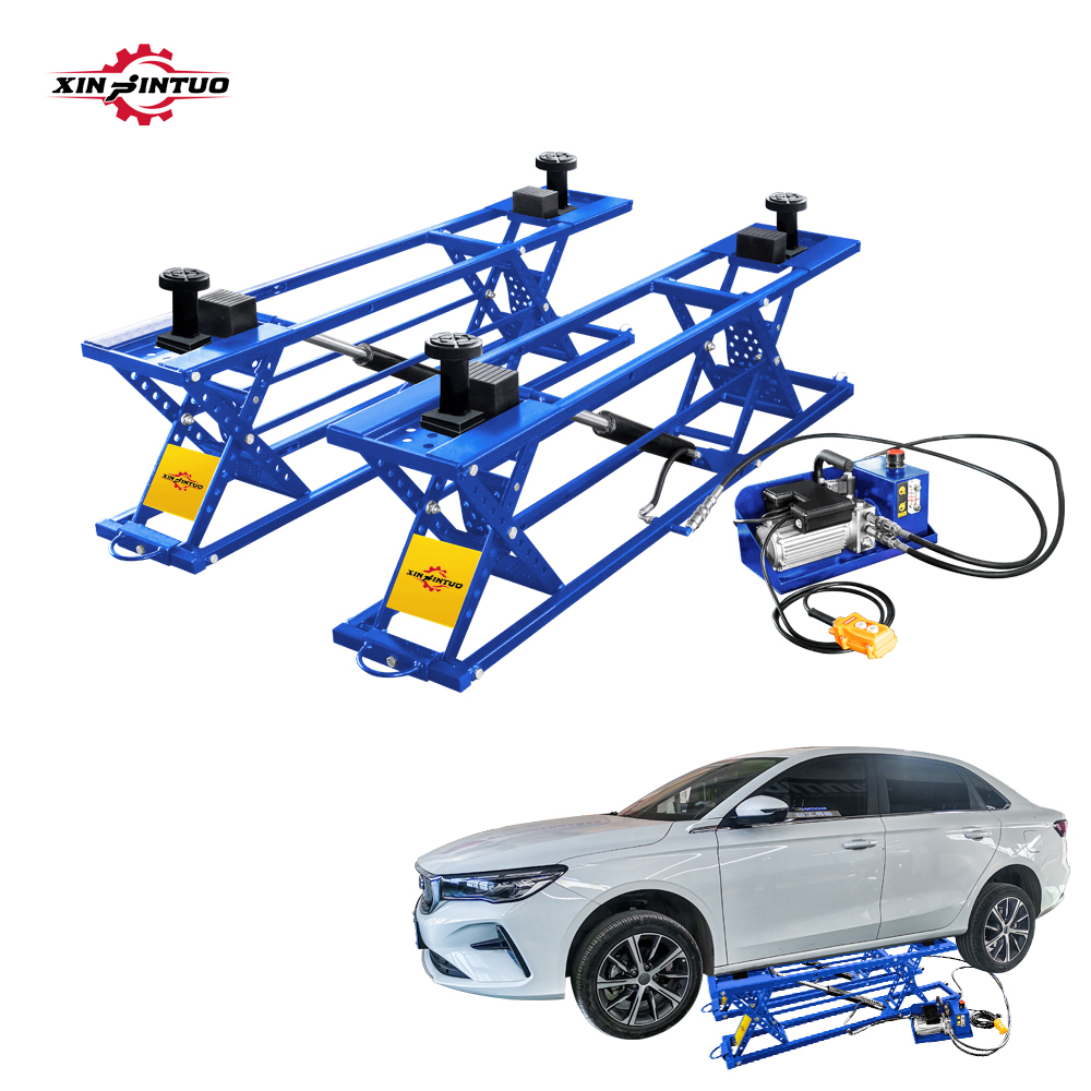 Jintuo Mini Cheap Price Double-Cylinder Mid Rising Automotive High Quality Scissor Lifts Car Elavator