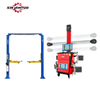 Xinjintuo Car Maintenance Workshop 3d Four Wheel Aligner Equipment Electric 2 Post Clear Floor Car Lift