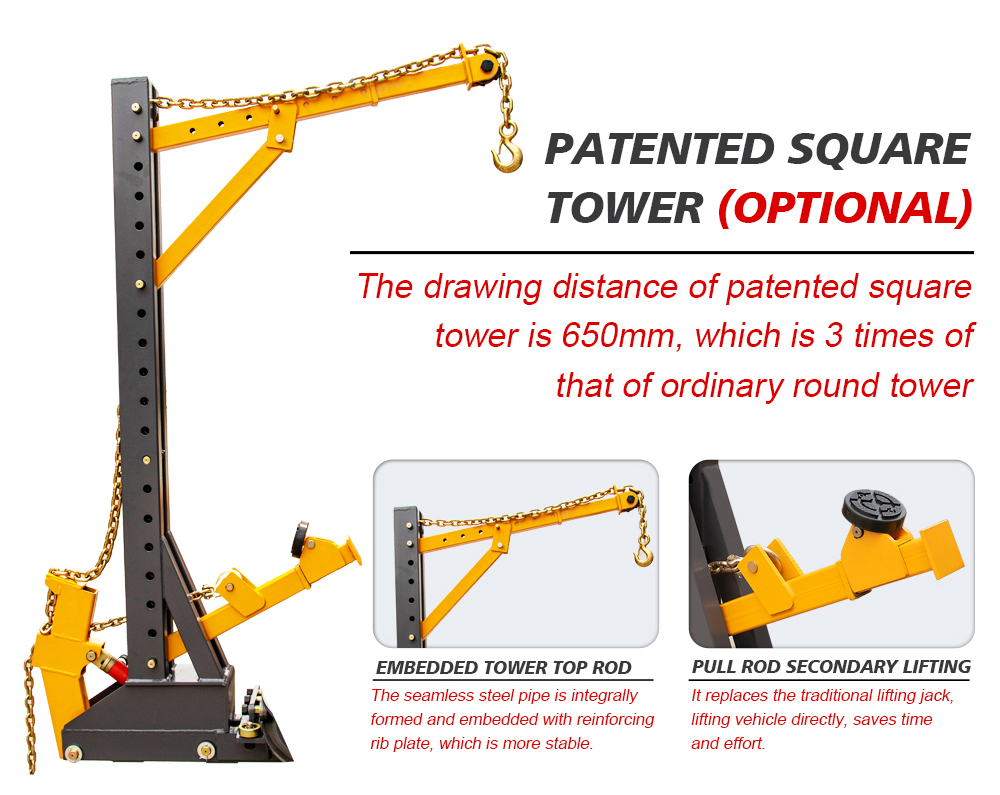 Frame machine patented square tower