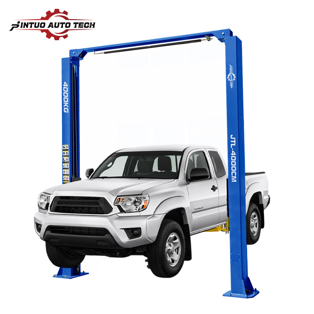 Jintuo Clear Floor 4000 Kg Capacity High Quality Hydraulic Two Post Car Lift for Sale