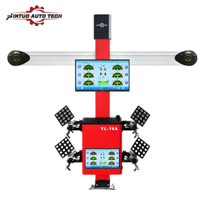 Jintuo 3D HD Double Screen Wheel Alignment with Fixed Cabinet