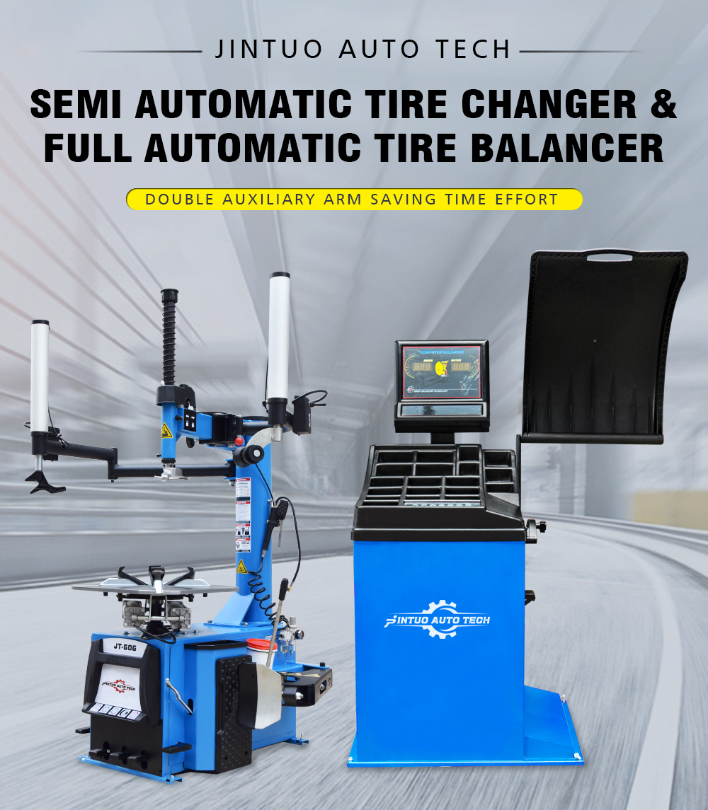 semi-automatice tire changer & full automatic tire balancer